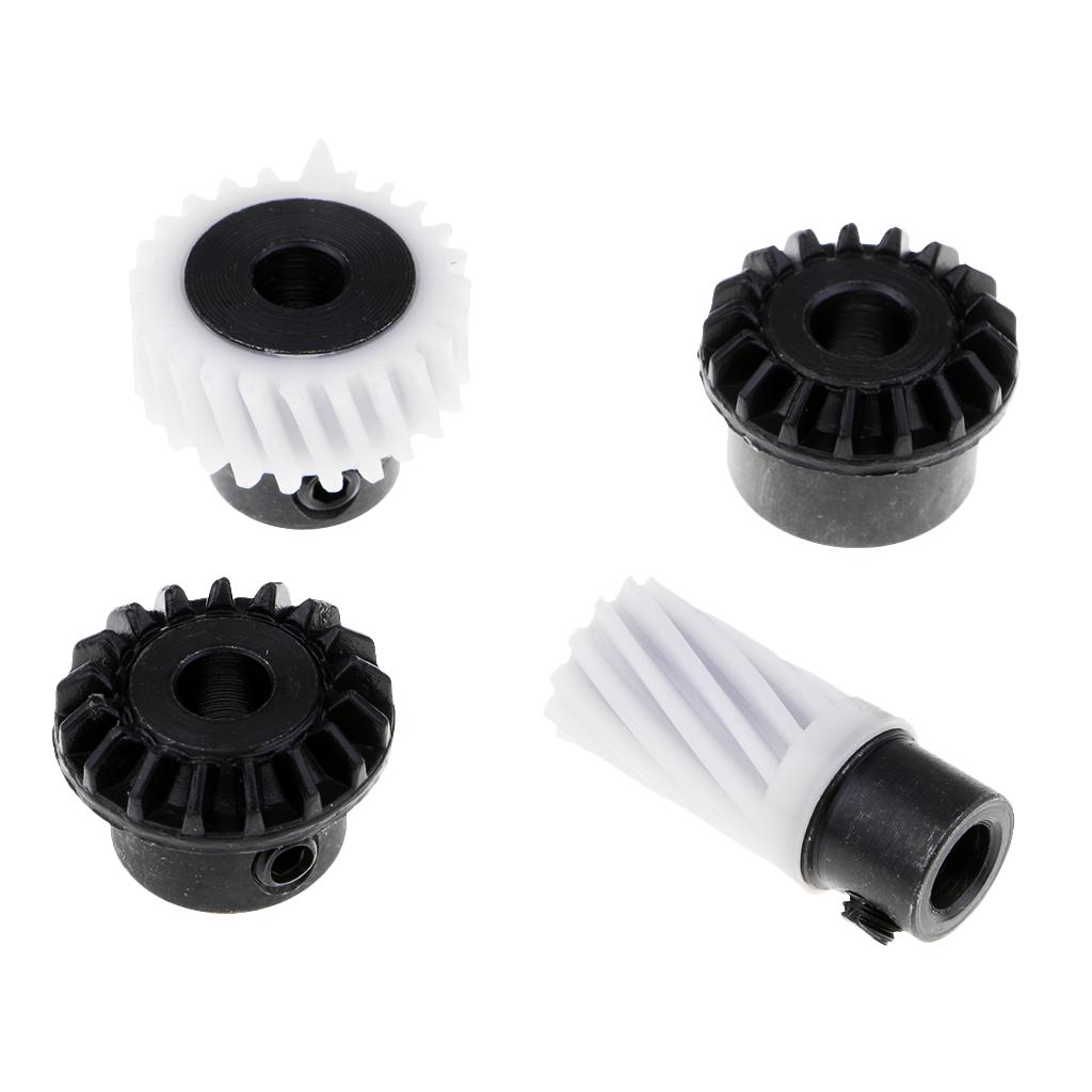 4Pcs/set Plastic&Metal Sewing Machine Rotating Hook Bevel Gear for Singer Sewing Machine 502 507 509 518 522 Accessories