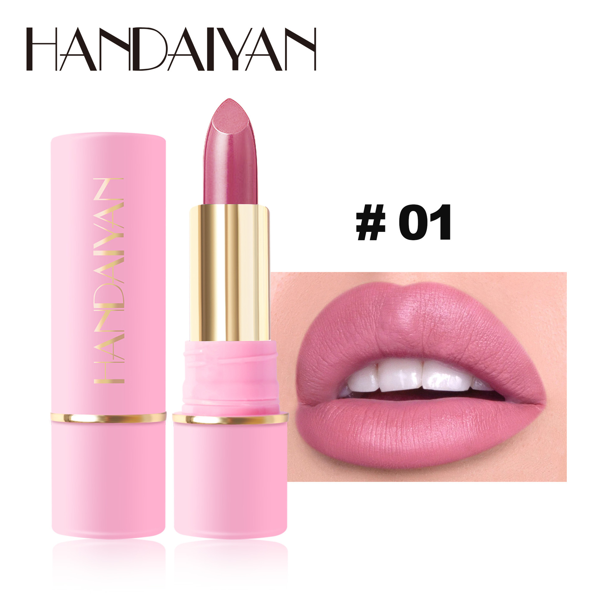 Best of Handaiyan Matte Waterproof Velvet Pink Nude Lipstick Sexy Red Brown Pigments Long Lasting Lip Stick Makeup Woman Reviews & Tips