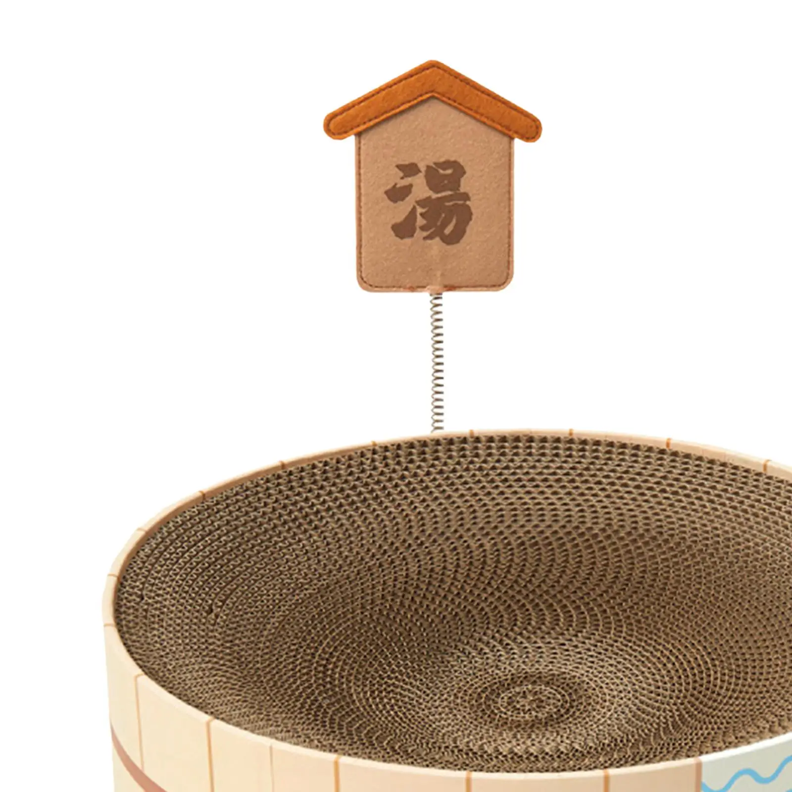 Cat Scratcher Cardboard Nest Corrugated Scratch Pad for Furniture Protector