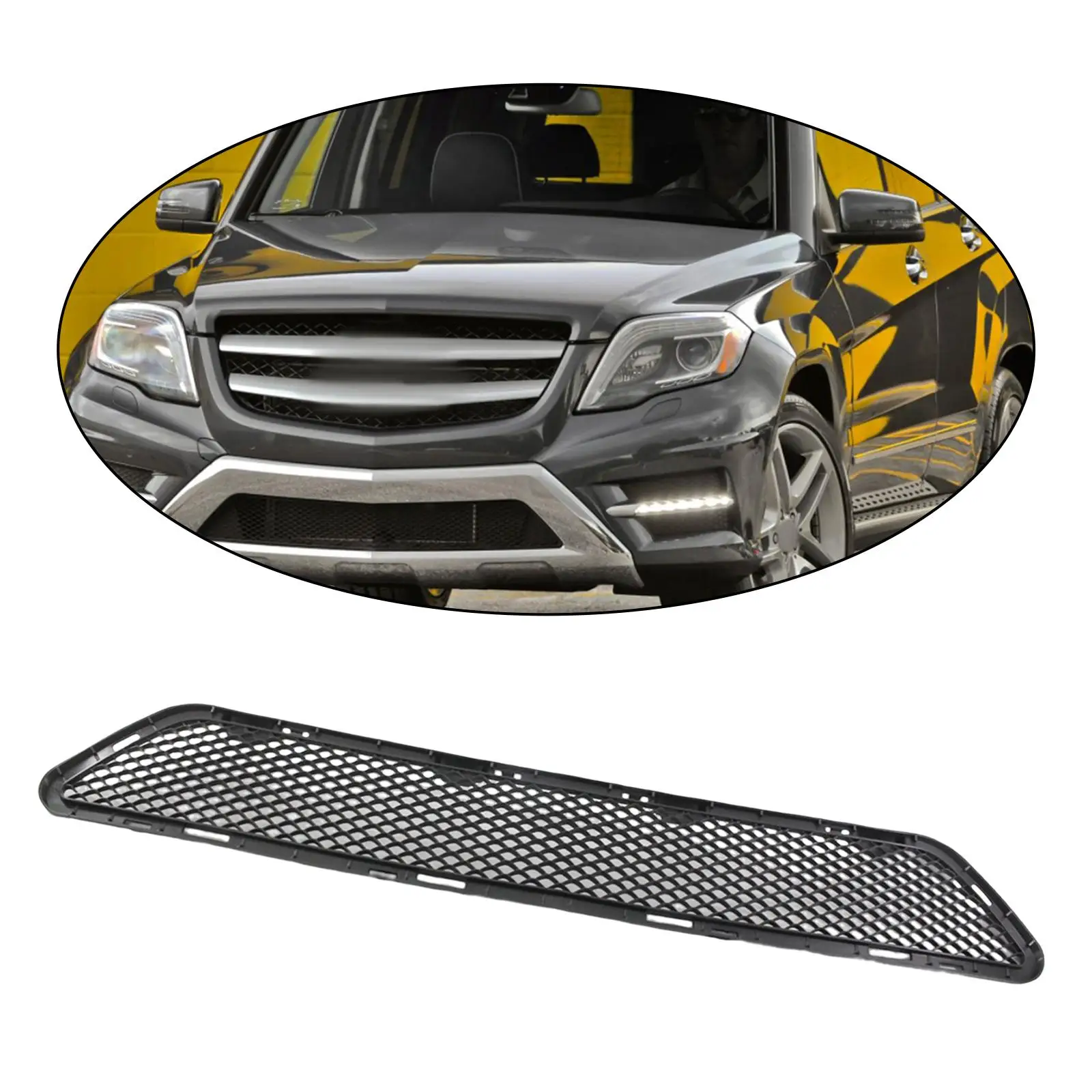 Front Bumper Lower Grill Grille for Mercedes-Benz x204 GLK350 Assembly