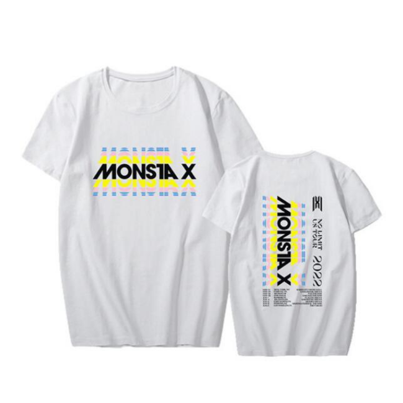 2022 monsta x oversized t camisa unisex