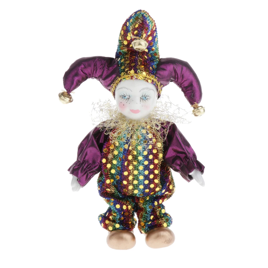 Italian Doll Porcelain  Clown Figures Artware Fit for Valentine Gift, for  Display Decor Ornaments
