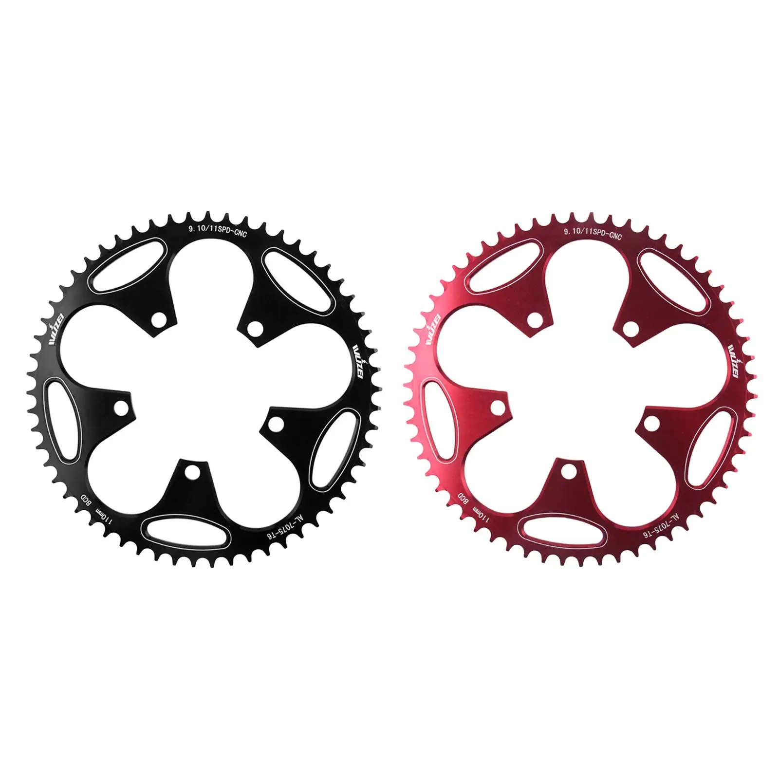 Round Road Bike Narrow Wide Chainrings 110 BCD 50-60T Sprocket Chainwheel