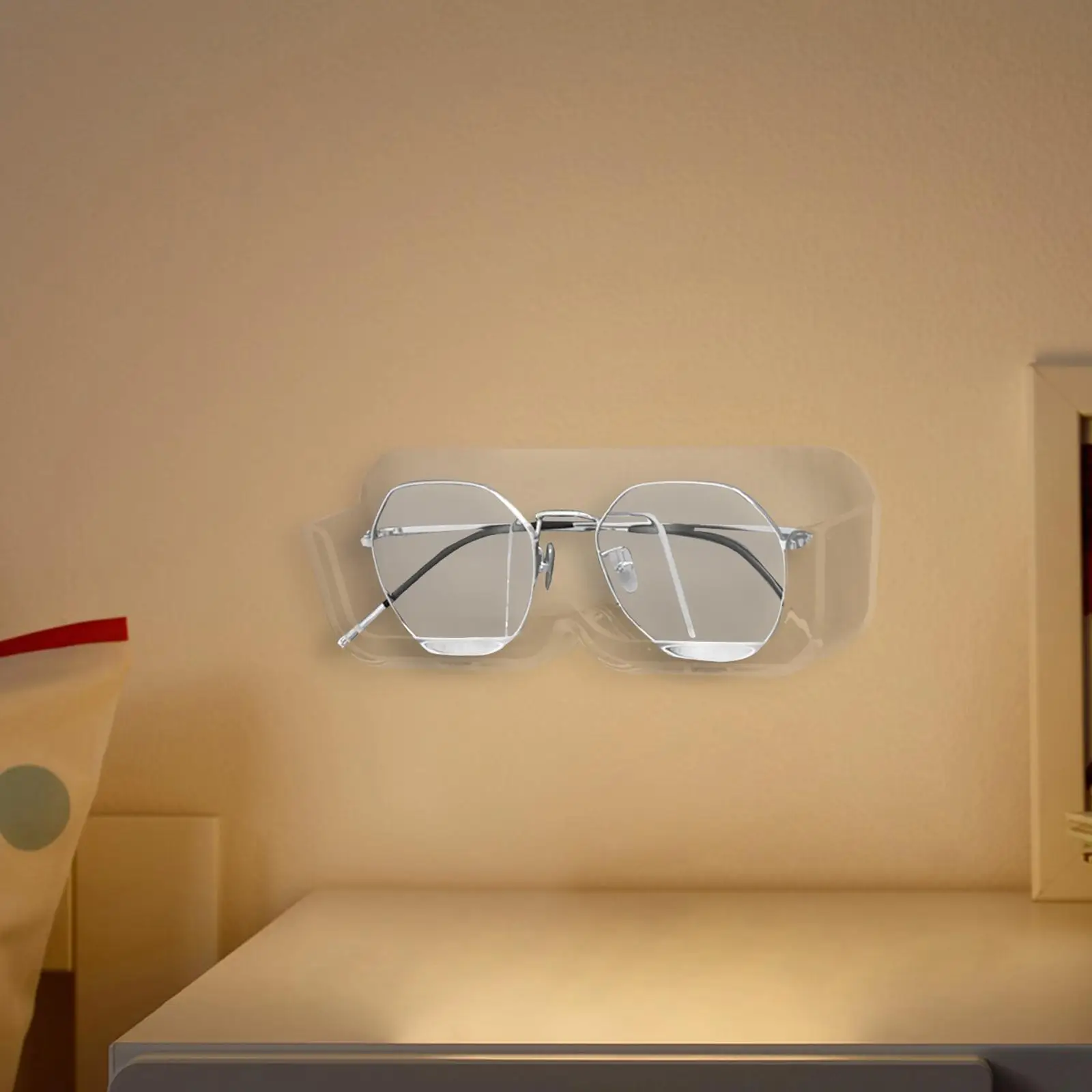 Eyeglasses Holder Stand Wall Mounted Stylish Space Saving Glasses Storage Display Rack for Entry Showcase Home Desktop Store
