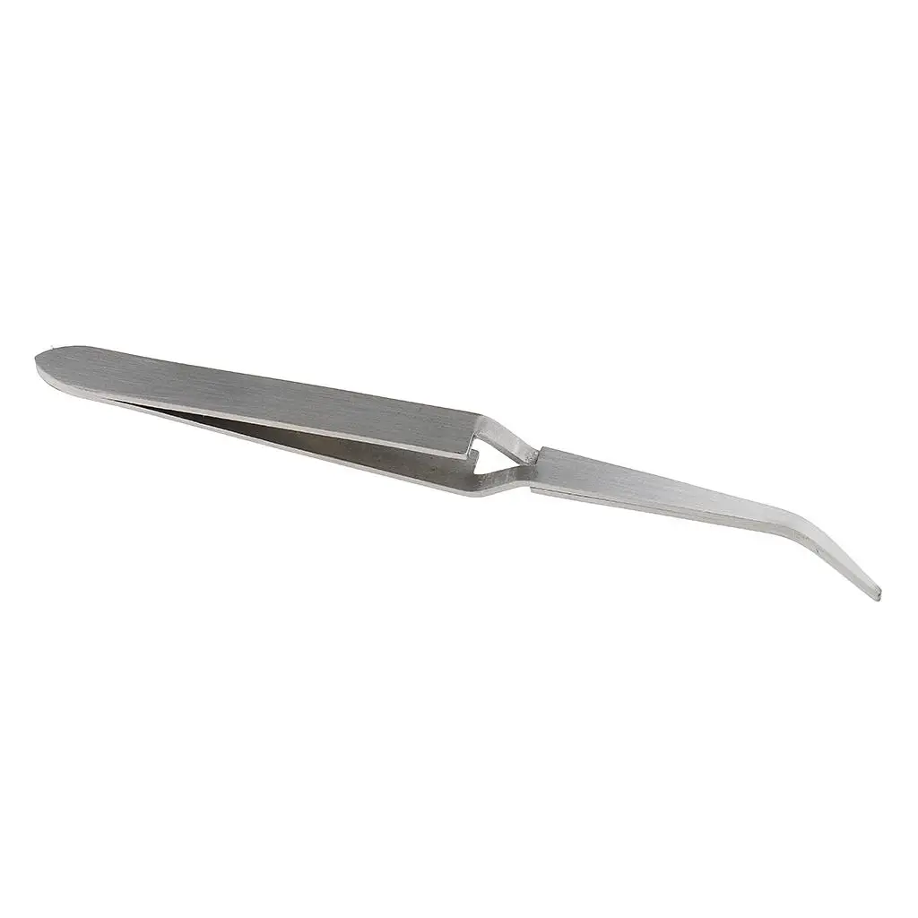 Stainless Steel Nail Pincher Pinching Pinch Clamp Tool Art C Curve Tweezer