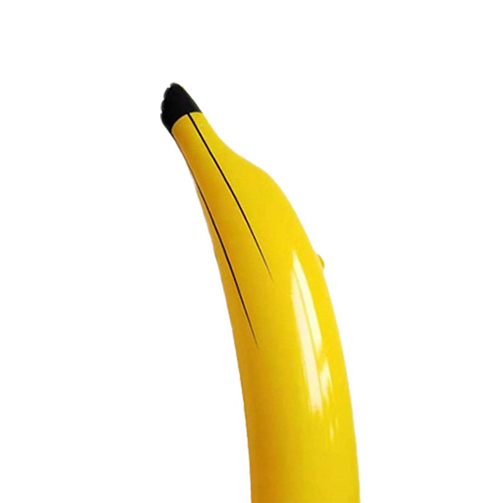 Durable PVC Yellow Infaltable Banana Noodle Waterproof Great for for Dorm Party Decoration Gag Gift Party Supplies Pool Float