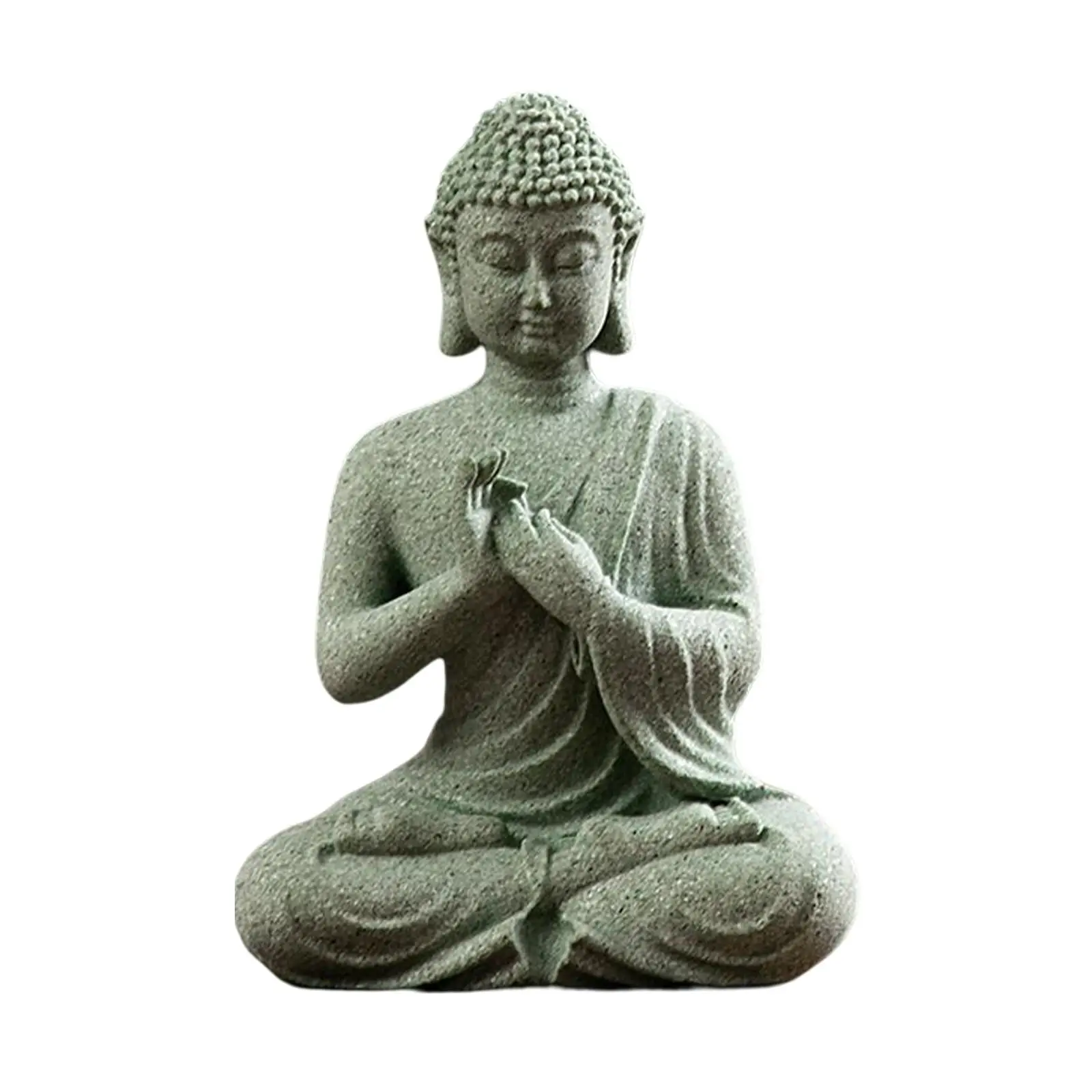 Sitting Buddha Statue Figurine, Gift Decorative zen Figurines Buddhism Decor