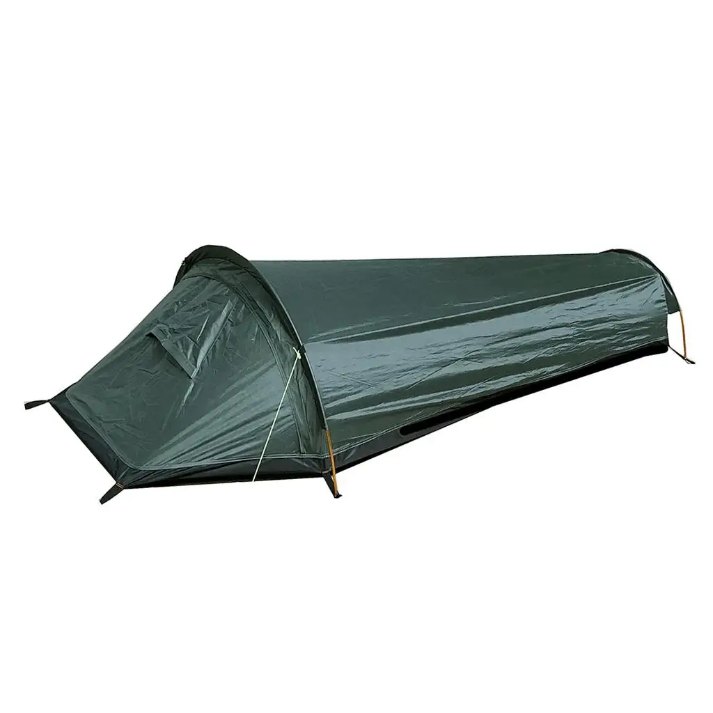 1 Person Backpacking Camping Tent Outdoor Beach Shelter  Sleeping Bag