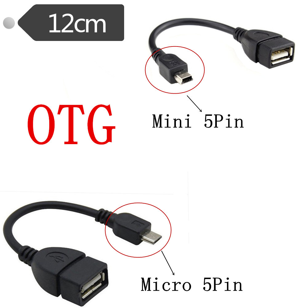 Переходник Micro/Mini USB «папа»-USB «мама» | AliExpress