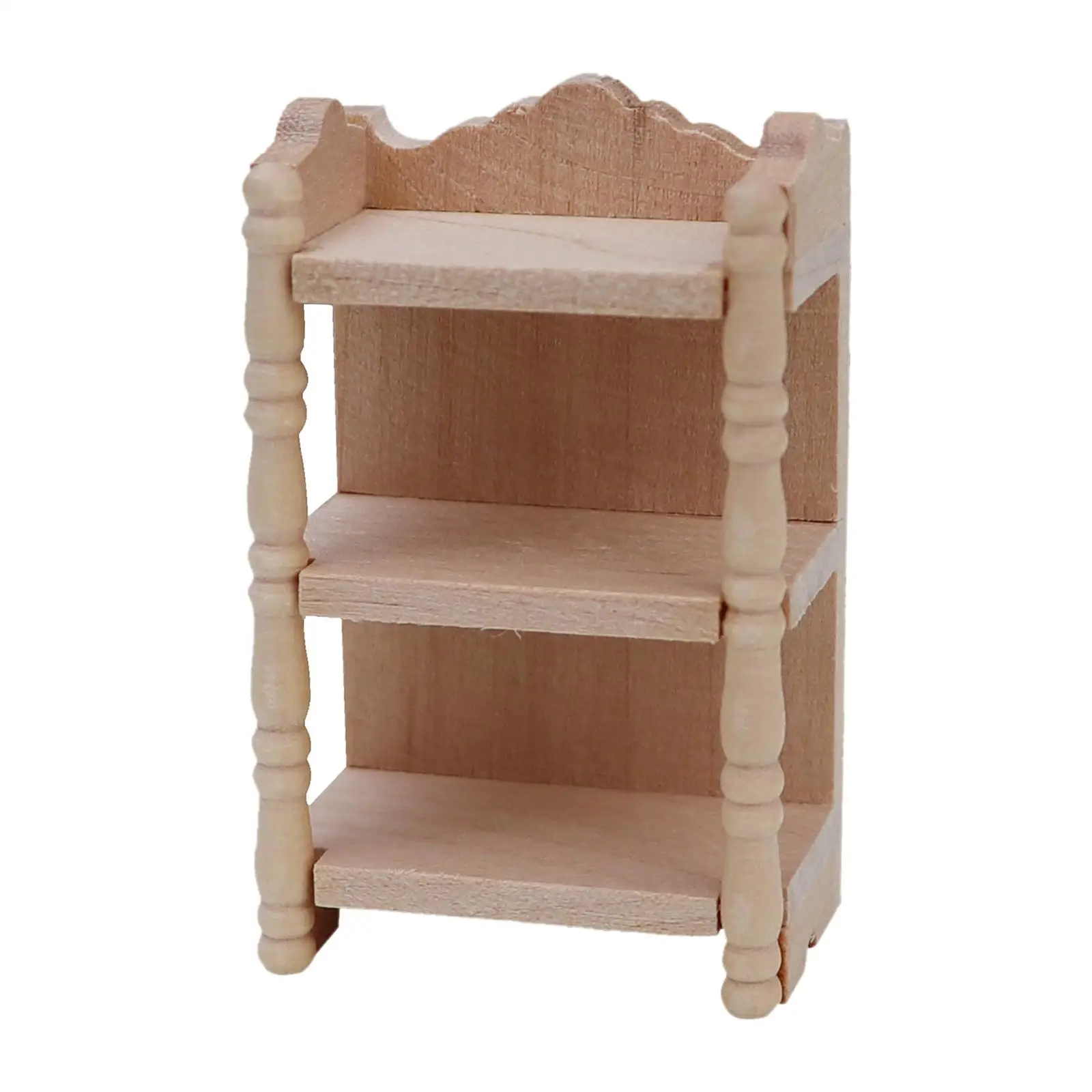 1:12 Scale Dollhouse Furniture Mini Bookcase for Pretend Toy Micro Landscape