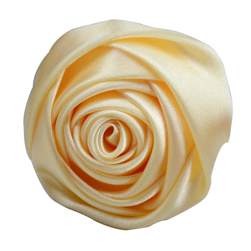 4PCS/lot 5.5cm Satin Fabric Handmade Three-Dimensional Simulation Rose Bud Wholesale DIY Jewelry Shoes And Hat Accessories