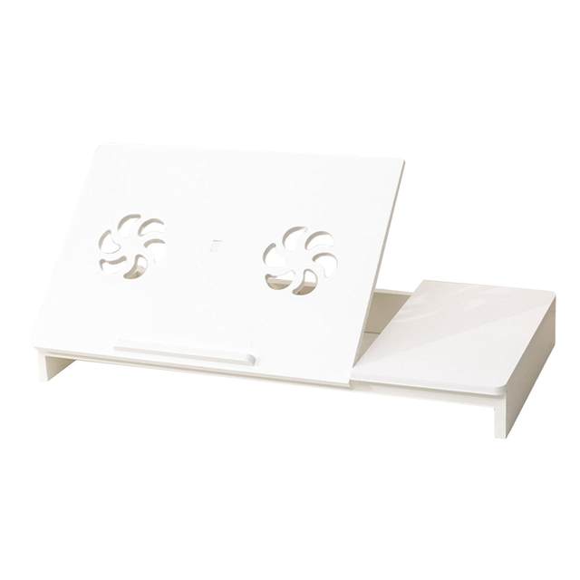 Wood Laptop Riser for Desk Universal Office Home Use Adjustable Height Desk Organizer with Multiple Angles Notebook Holder Stand