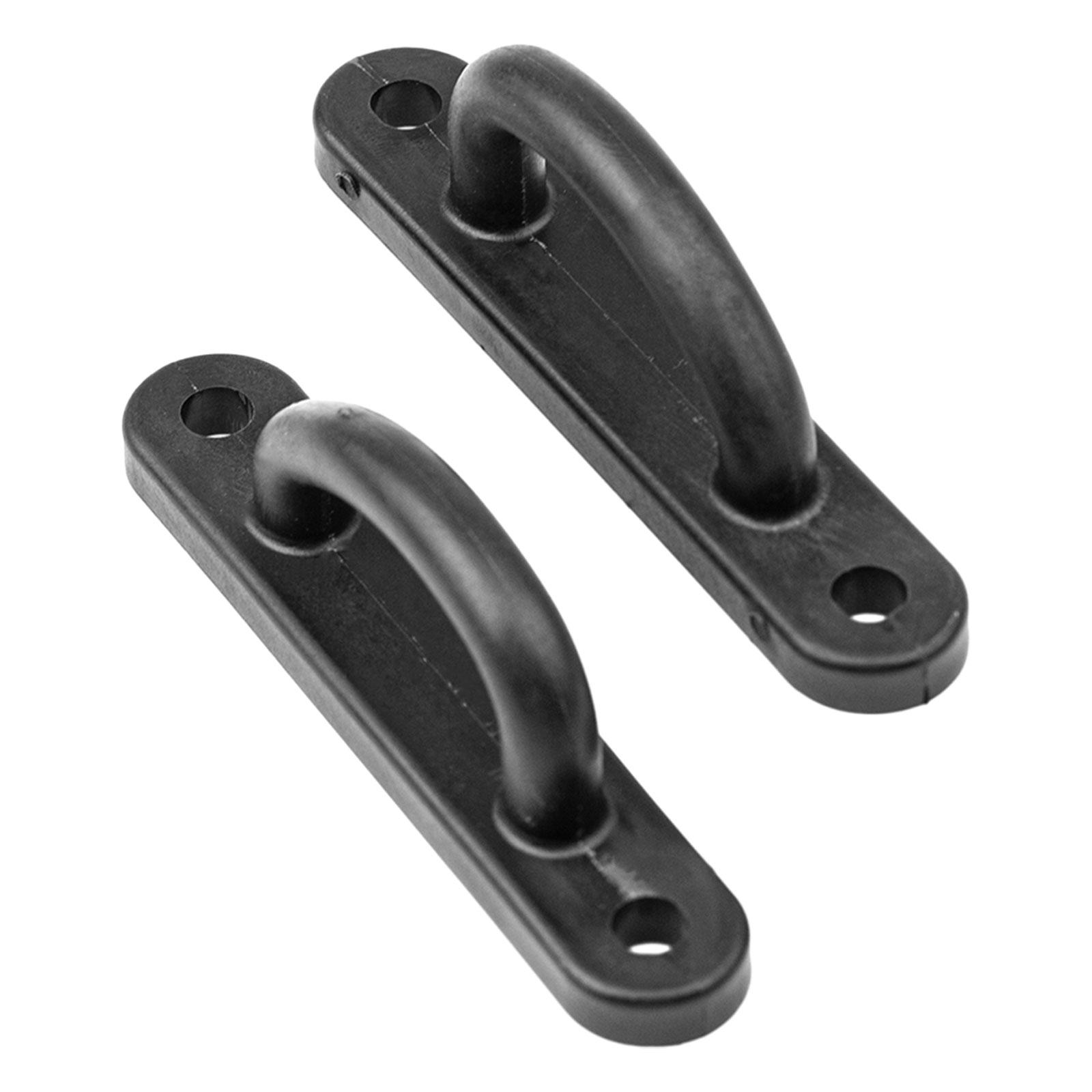 2Pcs Truck Caps Rotary Latch 5423020000 Professional Assembly Spare Parts Black D Striker Plates for Glass Doors