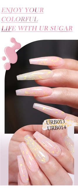 UR SUGAR 150g Glitter Rubber Base Gel Polish Silver Gold Foils Sequins Semi  Permanent Soak Off UV LED Nail Art Varnish Manicure - AliExpress