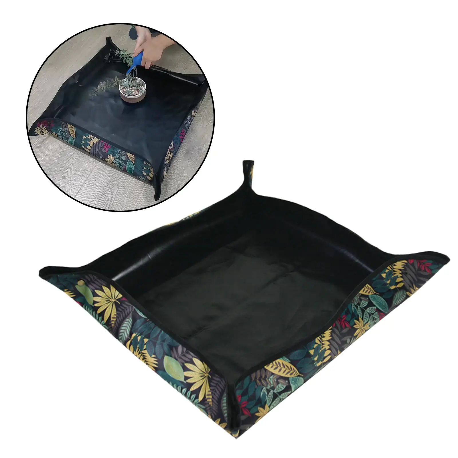 Foldable Transplanting Potting Mat Practical 2.95Inchx2.95inch for Home Gardening