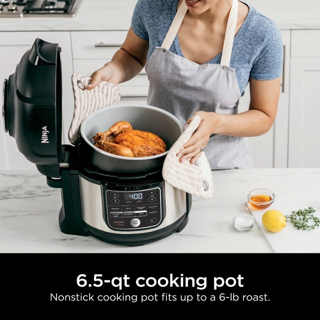 Ninja® Foodi® 10-in-1 6.5-Quart Pro Pressure Cooker Air Fryer Multicooker,  Stainless, OS300 - AliExpress