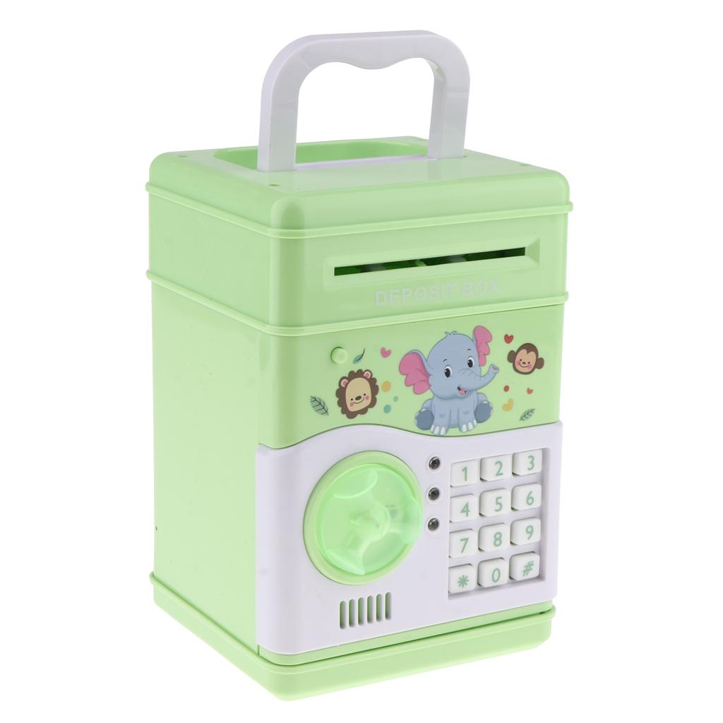 Electronic Piggy  Boys ,   Children with Automatic Money Scroll, Personal Password Set