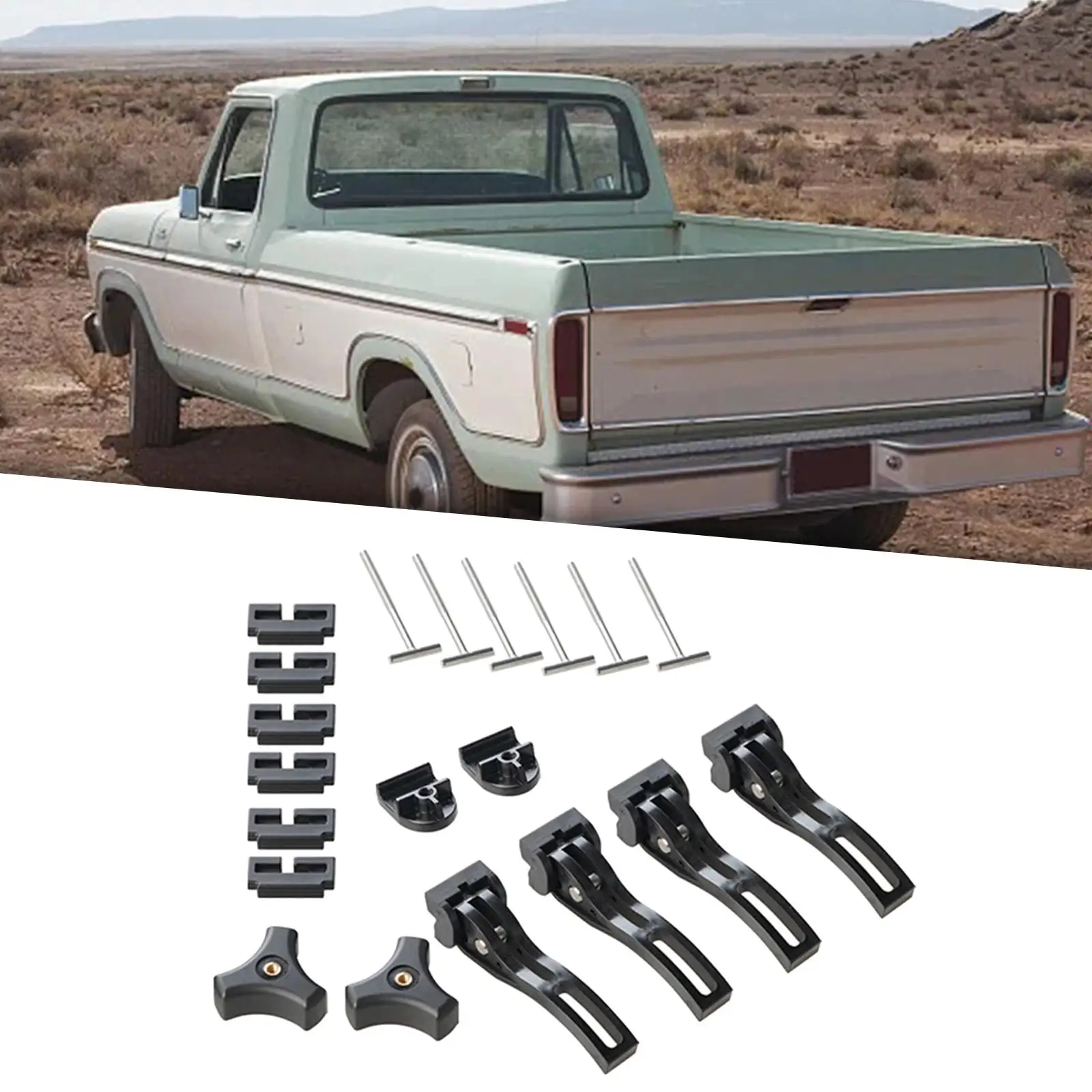 Installation Tool for Pickup Truck Tonneau Covers Easily Install T Bolts Rear Clamps Front Clamp Durable Replacement Parts