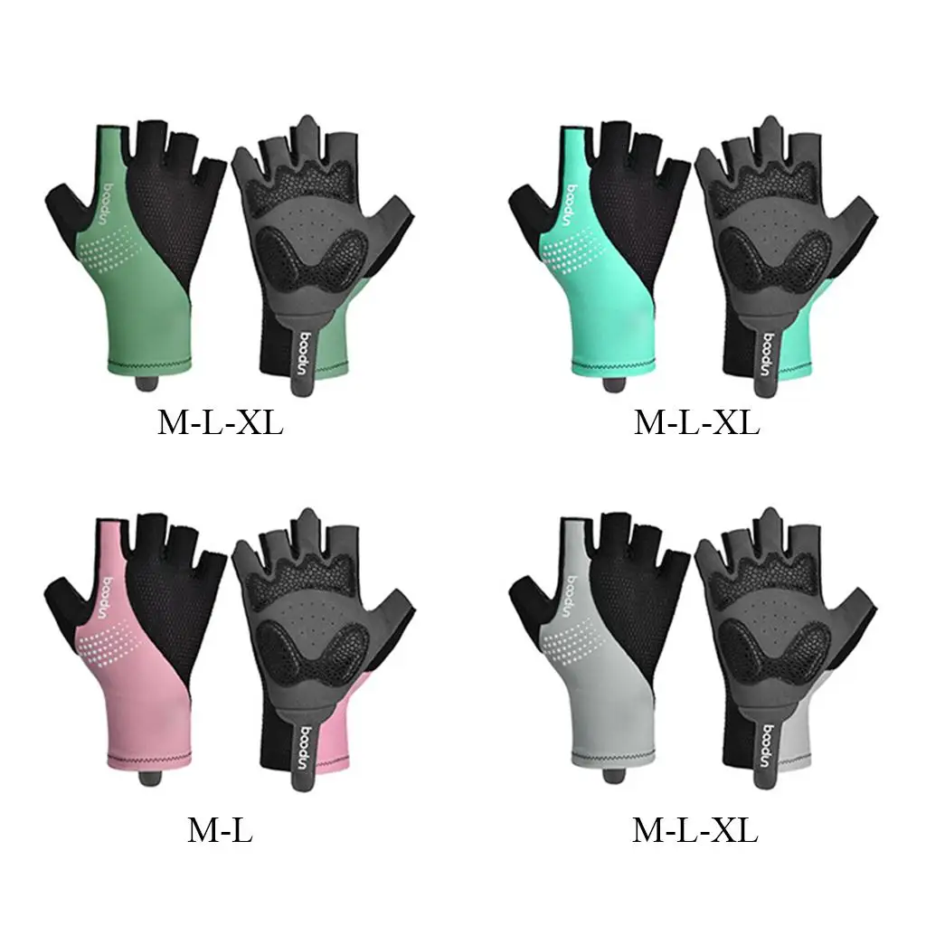 Gloves Men / Women Mountain Bike Gloves Half Finger NonGloves Shock