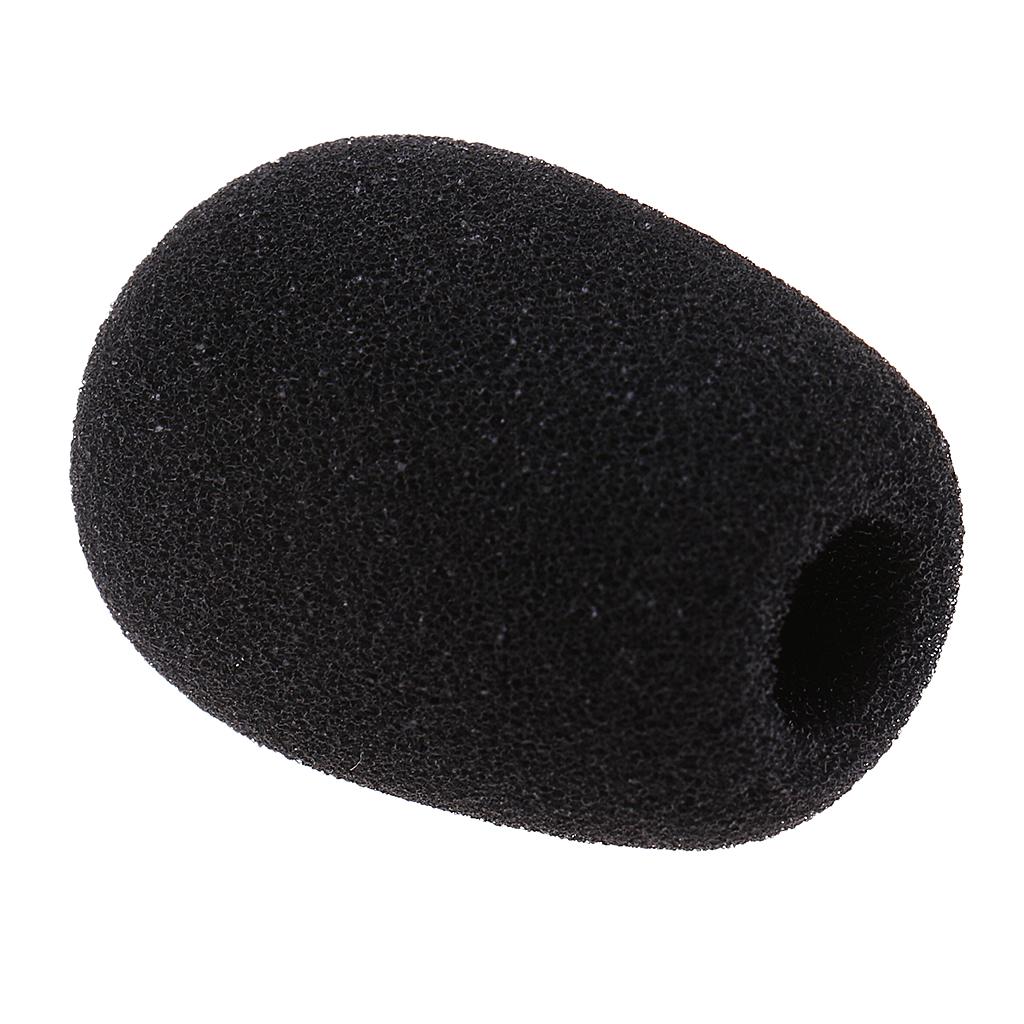 10pcs Headset Microphone Windshield Windscreen Foam Mic Cover for DJ