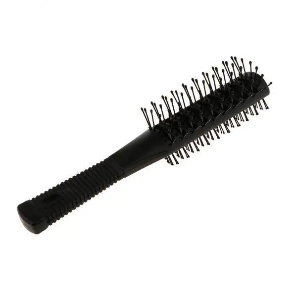 2xPlastic  Anti Long Curling Hair Roller Brush Hairbrush Comb