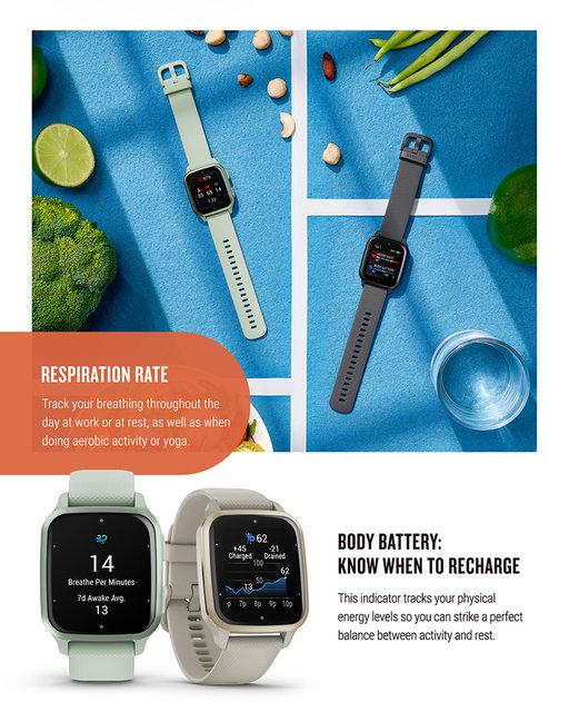 Original New Garmin Venu Sq2 Music Edition Intelligent Sports