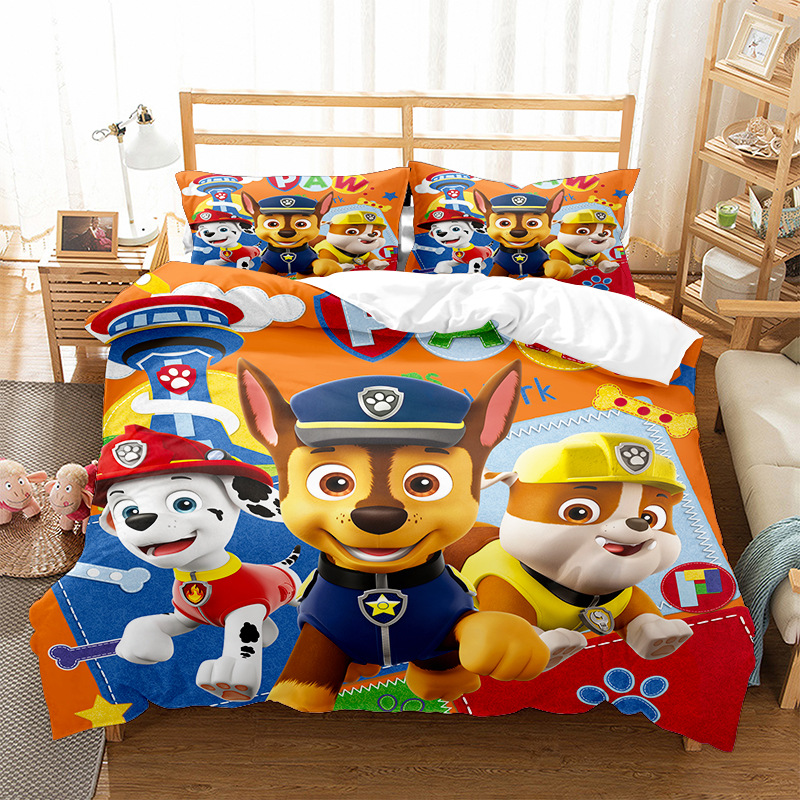 paw patrol blanket and pillow set