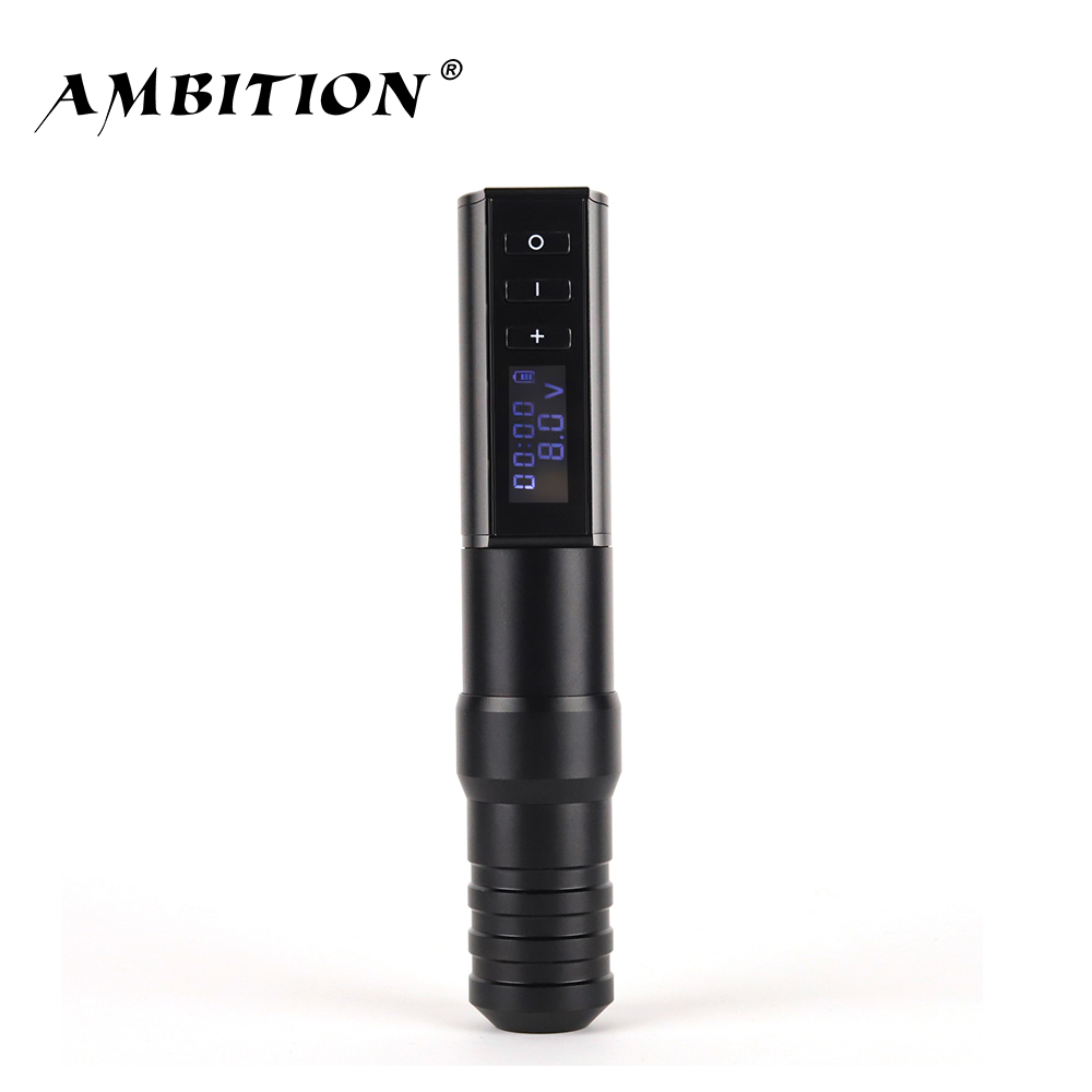 Best of Ambition Hunter Wireless Tattoo Pen Machine 1650mAh Lithium Battery Power Supply LED Digital For Body Art Reviews & Tips