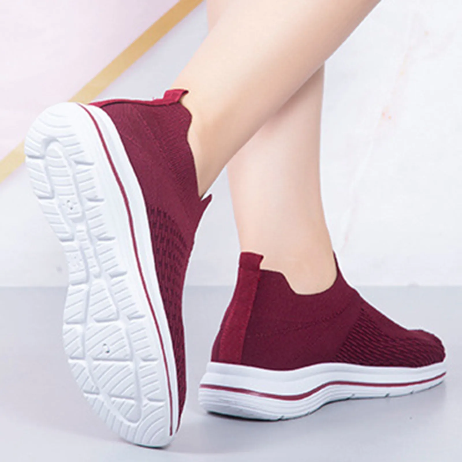 auteur overzee Pedagogie Ladies Fashion Solid Color Flat Comfortable Lightweight Running Shoes  Sneakers Super Comfy High Quality Sneakers Fast Shipping - AliExpress