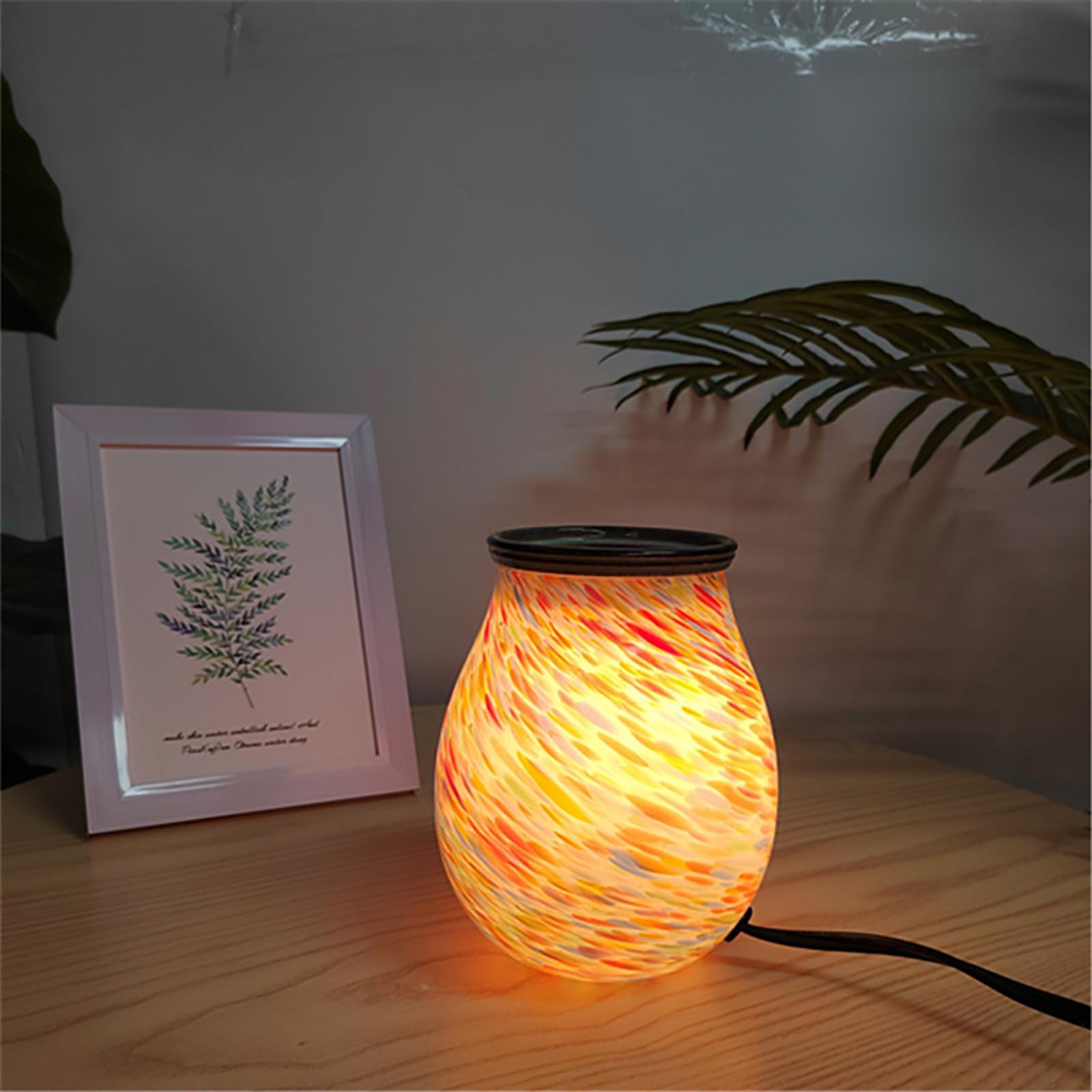 Aroma Lamp Wax Melts Warmer Electric Wax Melts Warmer Candle Lamp Oils WarmerFragrance Lamp Essential Oil Burner Night Light