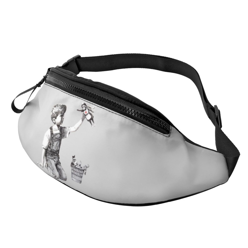 Mulheres Banksy Graffiti Street Art Crossbody Saco