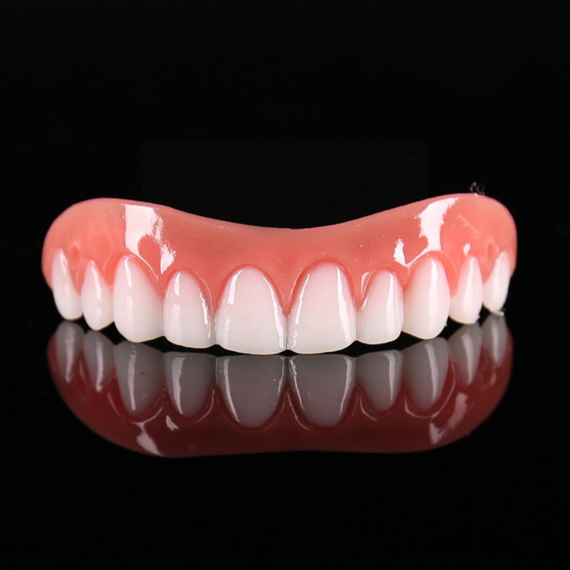 Best of False Tooth Stickers Silicone Simulation Fake Teeth Whitening Dentures Upper Dental Veneers Sleeve Perfect Whiten Tooth Braces Reviews & Tips