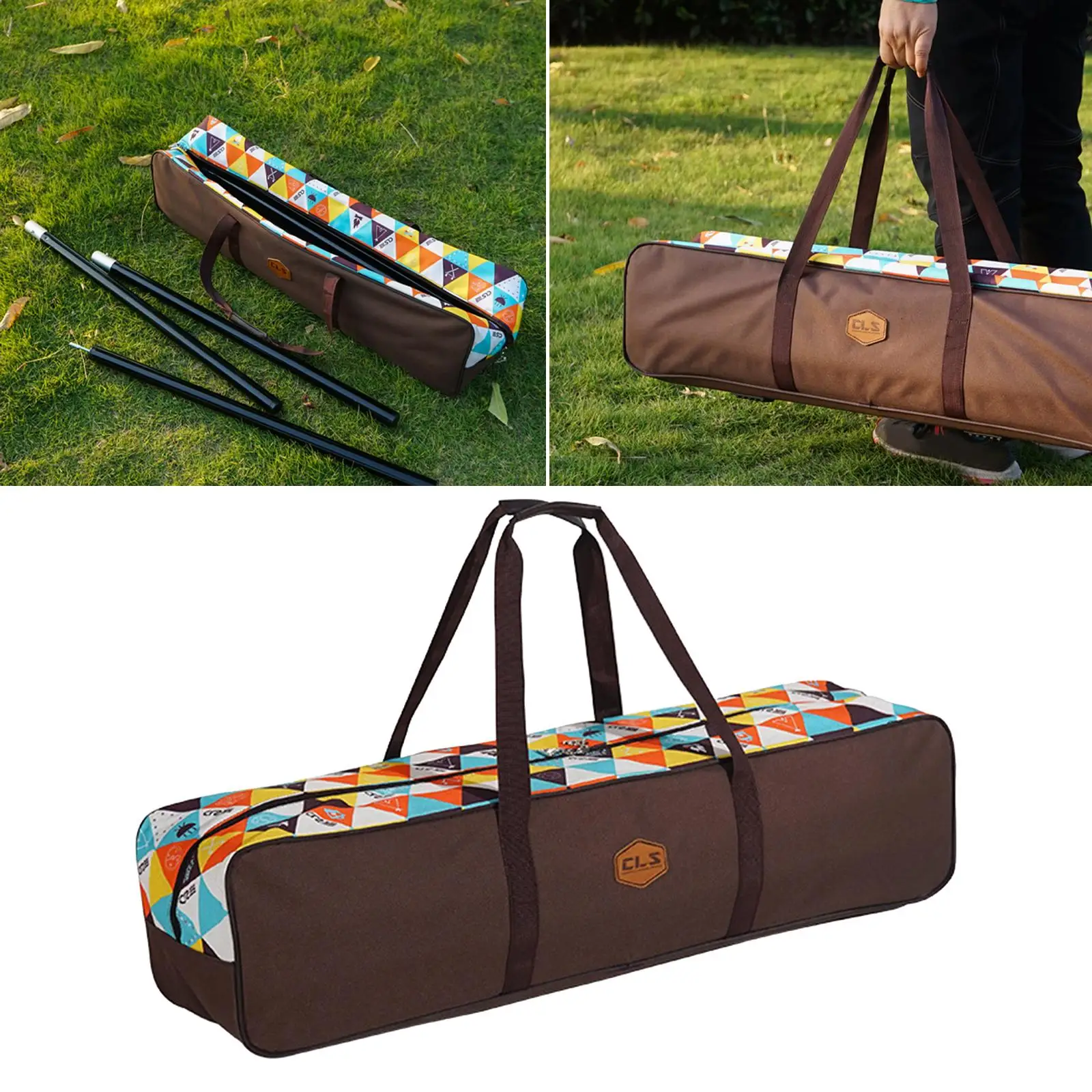 Tent Pole Storage Bag Waterproof Camping Equipment Outdoors Trekking Pole