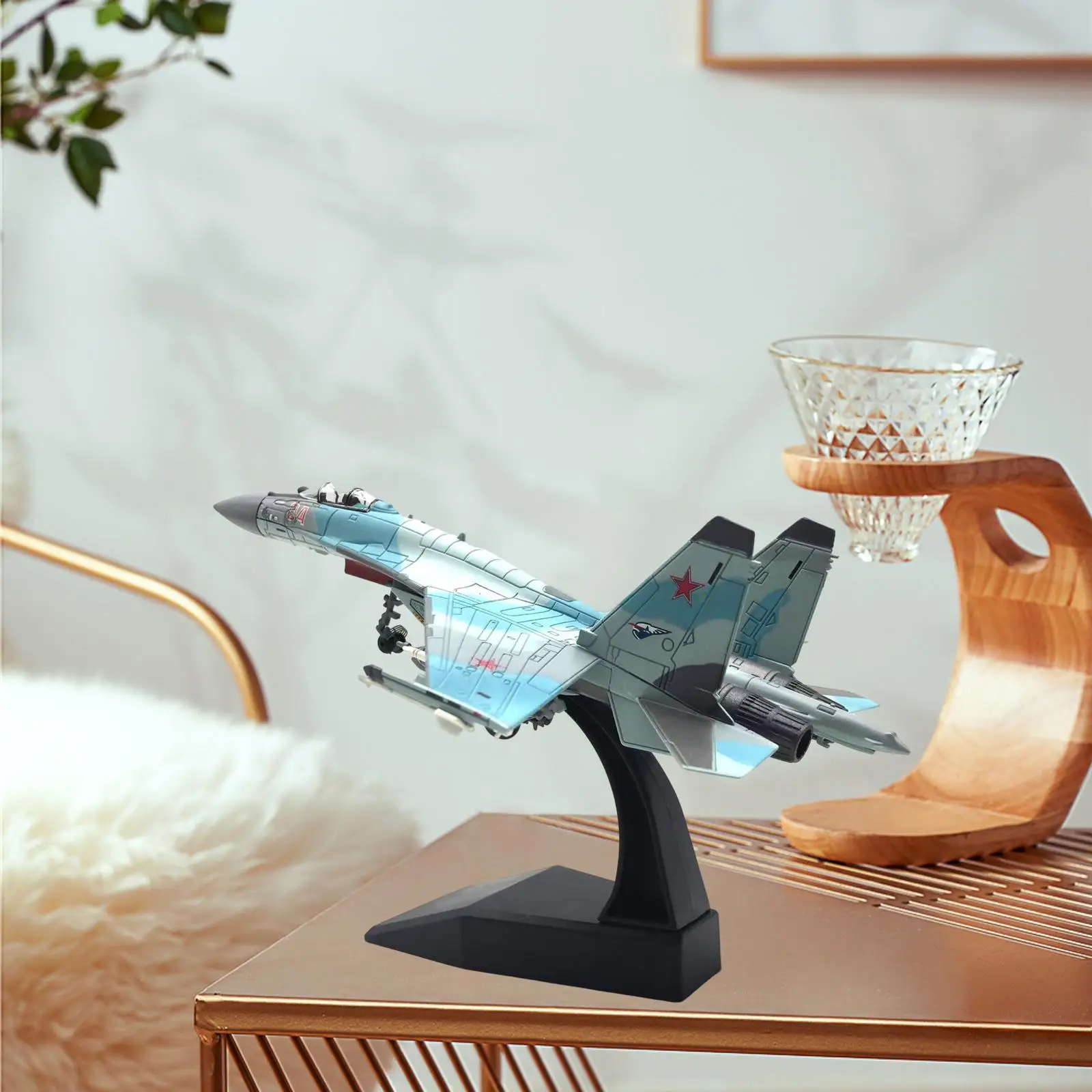 1/100 Scale Fighter Airplane Aircraft Diecast for Shelf Office Collection