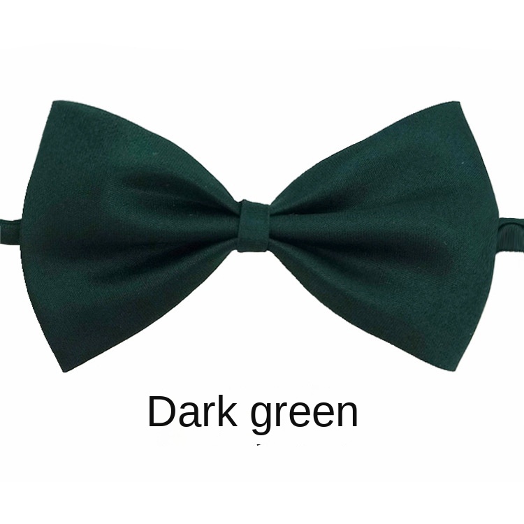 Bow tie-dark green