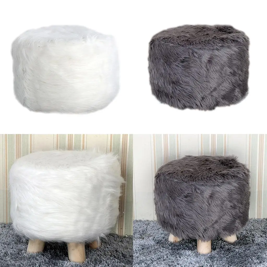 Polyester Stool Covers For Home Round Chair Seat Slipcover Cushions Sleeve 28cm