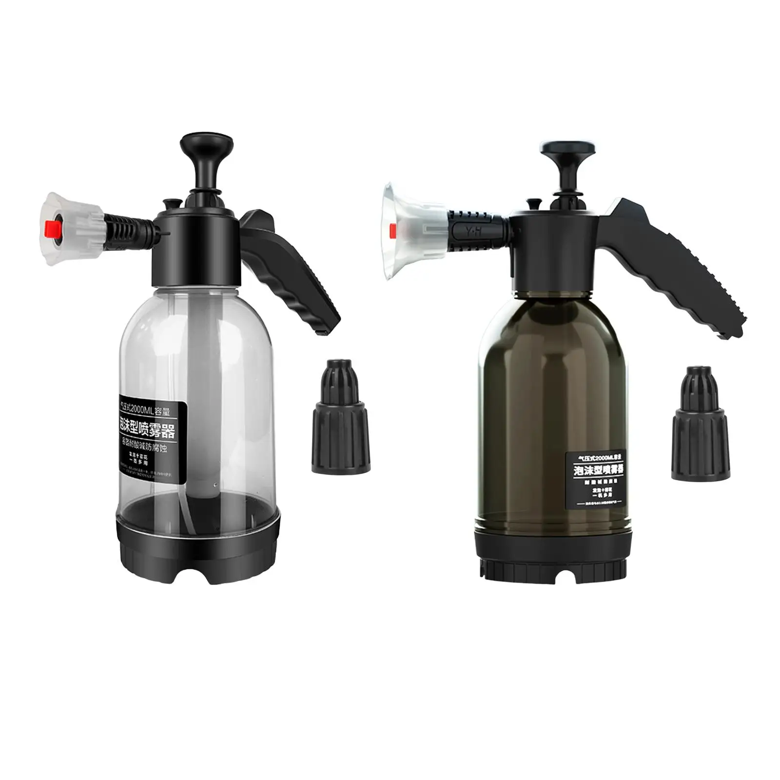 Car Wash Foam Sprayer 2L Watering Can Multifunction for House Cleaning