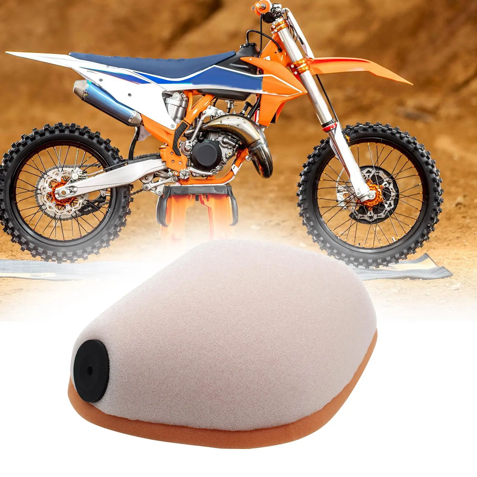 Motorcycle foam Filter for SX/Sxf125 Direct Replaces Assembly