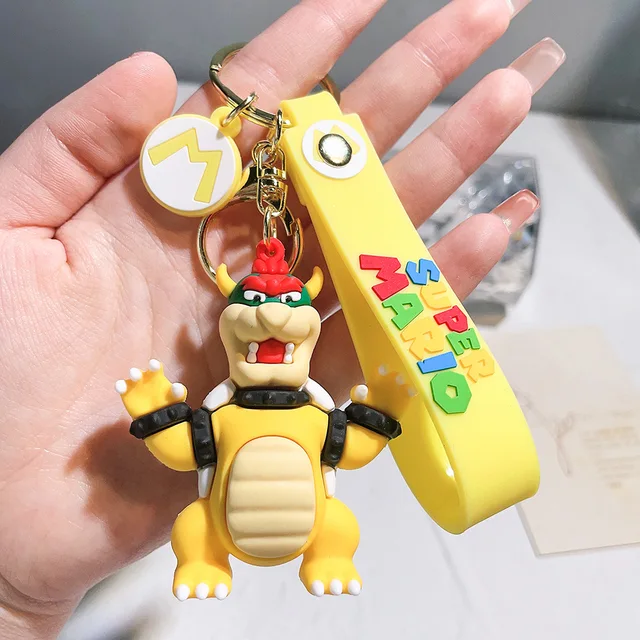 Porte-clé Mario nintendo luigi toad Yoshi princesse Ref 16 Noir en