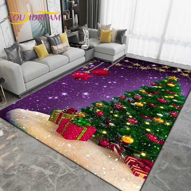 Elk Area Rugs 3x4 ft - Christmas Rug for Living Room Bedroom Decor, Printed  Floor Small Rug for Dining Room Home Decorative, Soft & Non-Slip 