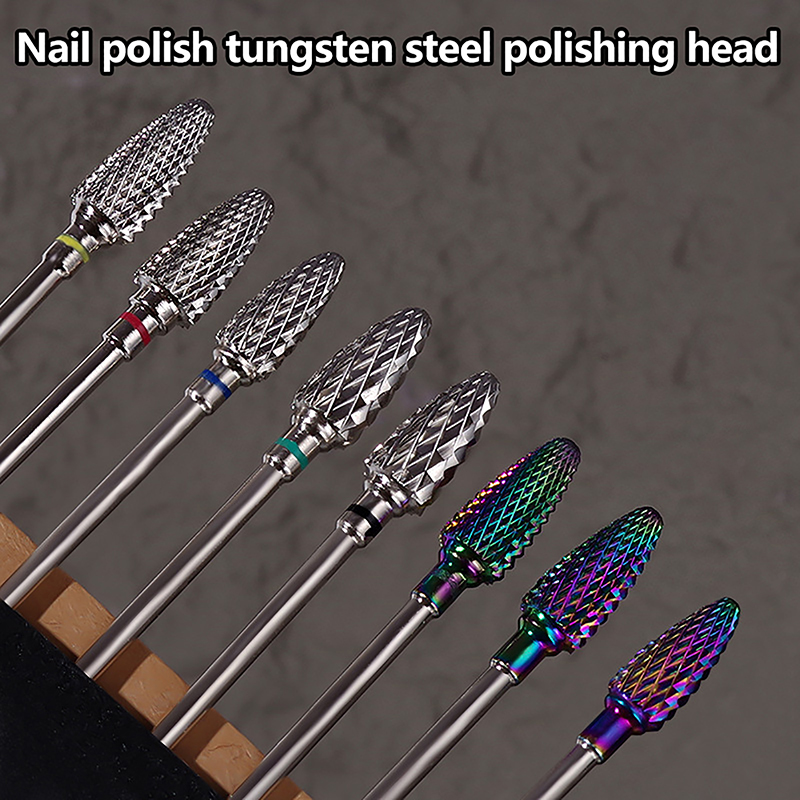 Description Picture 2 of itemTungsten Steel Milling Cutter Manicure Nail Drill Bits Electric Nail Files Grinding Bits Mills Cutter Burr Accessories