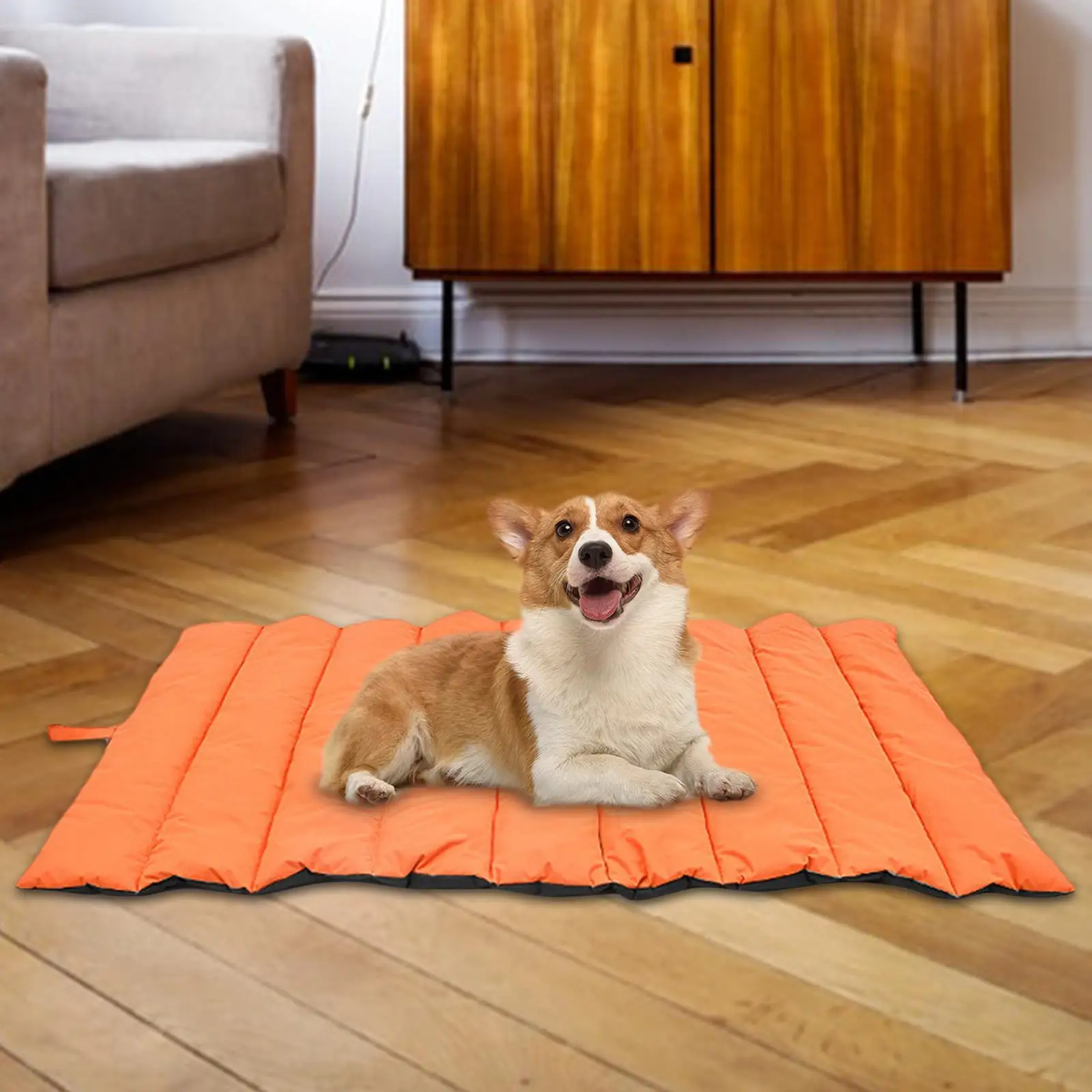 Indoor Outdoor Dog Crate Mat Breathable Sleeping Pad Pet Bed Mattress Cushion Blanket Dog Bed for Puppy Kitten Dogs Cats