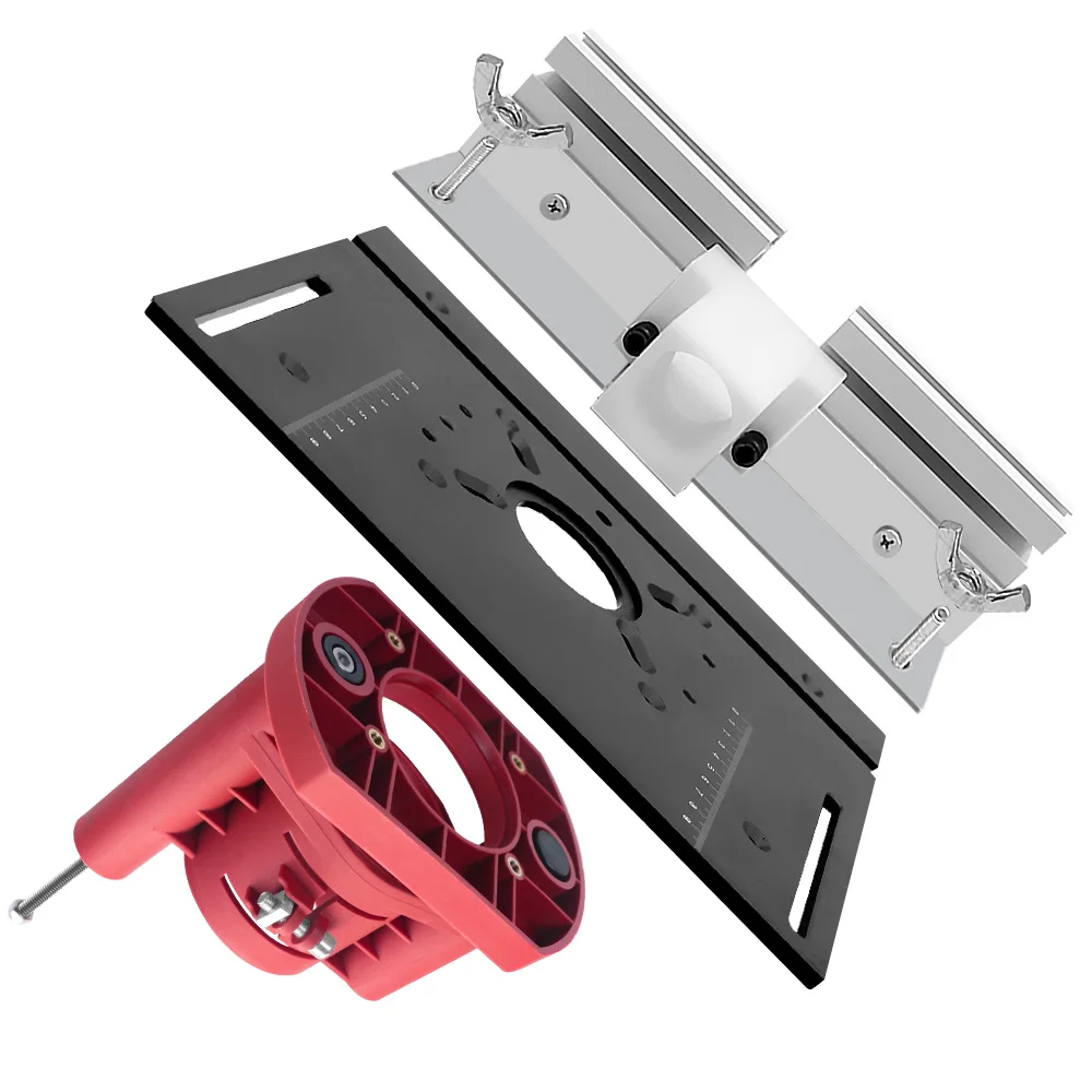 Präzisions-Fräserlift – Oberfräsen-Tischliftsystem – Oberfräsenplatteneinsatz – für schnelle, genaue, zuverlässige und wiederholbare Einlagen – Detail 8