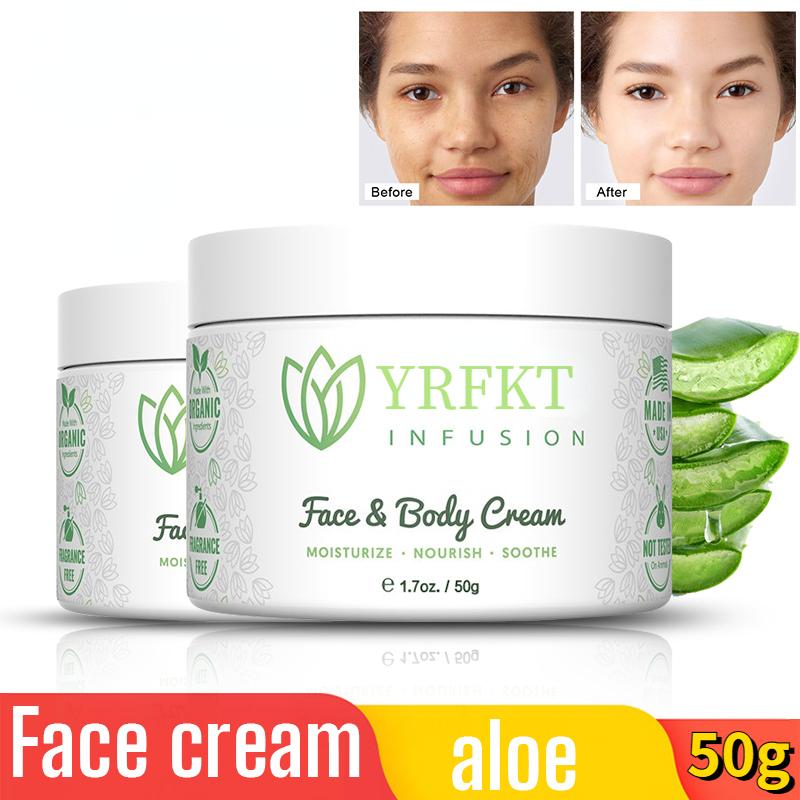 Best of Extract Natural Aloe Vera Cream Day Cream Facial Cream Moisturizing Anti-aging Anti-Wrinkle Whitening Brightening Cream Reviews & Tips