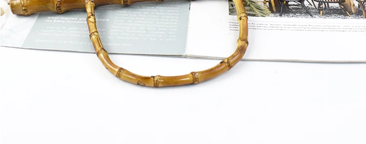 1-5Pcs 28/30cm Deepeel Purse Handle DIY Replacement Bamboo Bag Strap Handles Shoulder Belt for Handbag Making Accessories