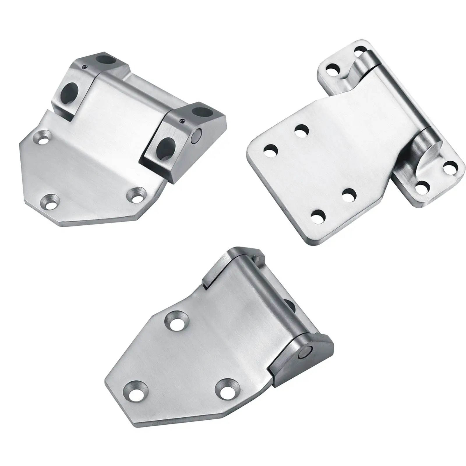 Stainless Steel Door Hinges Hardware Accessories Easy to Install Gate Hinge Shed Hinges for Door Truck Container Drawer Barn RV