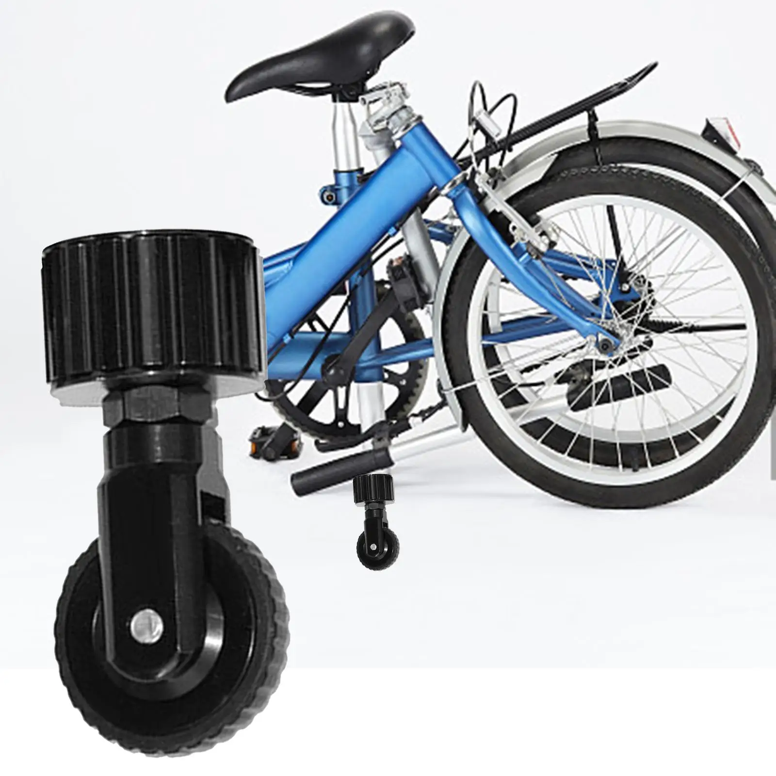 Bike Seat Folding Push Aluminium Alloy Wheels Training Wheels Electric Bike for Safety Training Women Ladies