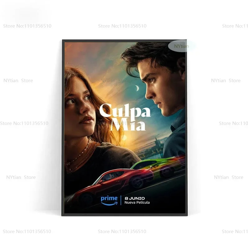 vMy Fault Culpa Mia 2023 Movie Film Modern Poster and Prints Wall Art Picture Canvas Painting For Living Room Home Decor