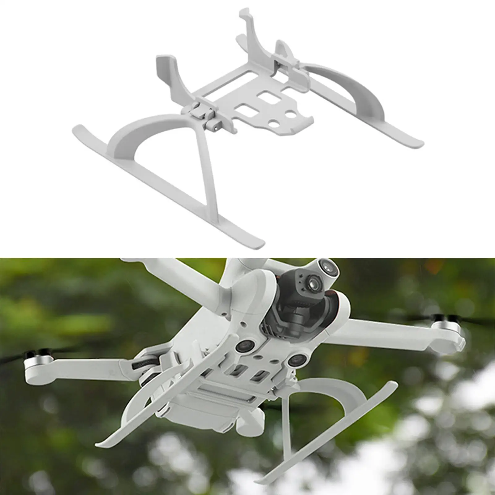 Foldable Landing Gear Leg Extensions Support Leg Extender Protector Sled Protection for DJI Mini 3 Pro Drone