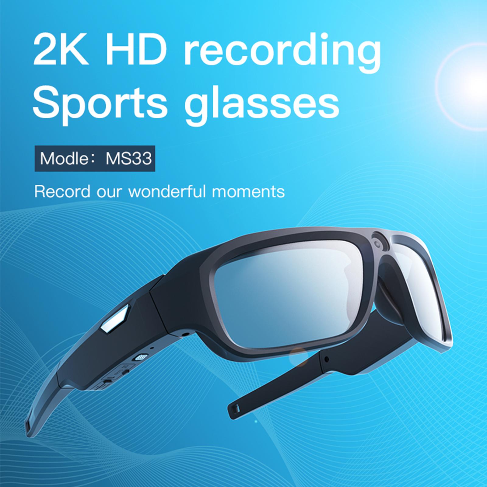 2K Sunglasses Camera Mini Video cam 4K Phote for Ride Law Enforcement Records Women